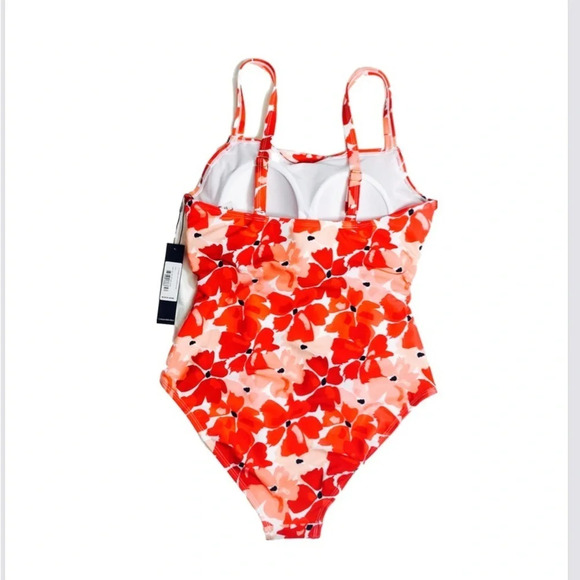 Catherine Malandrino One Piece Womens Swimsuit Floral Beach Vacation Summer Pool - Picture 3 of 7
